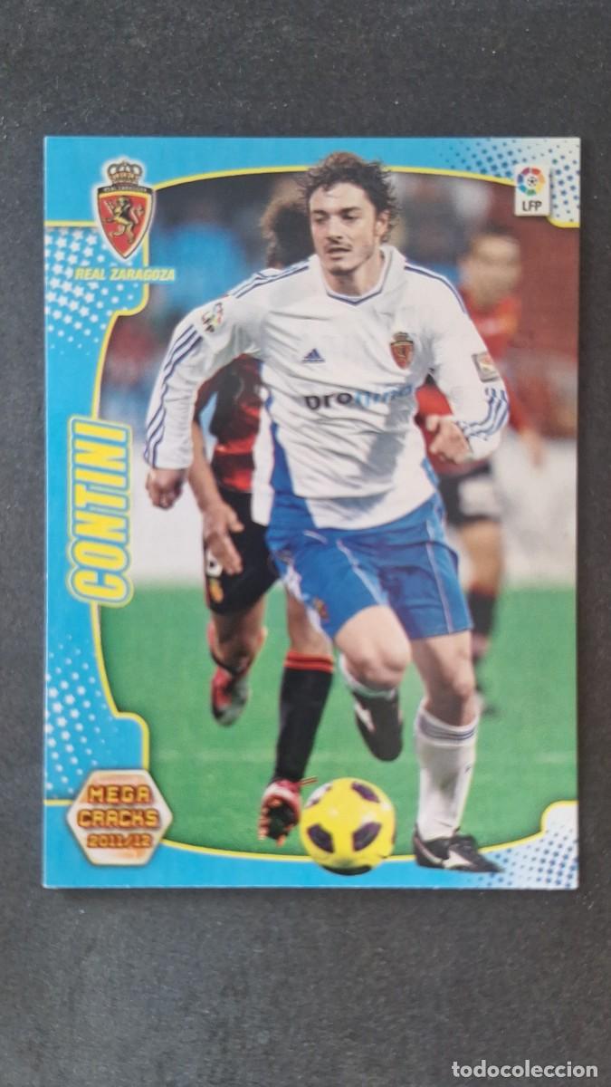 Cromos de f&uacute;tbol: L2 CONTINI REAL ZARAGOZA 348 PANINI MEGACRACKS 2011 2012 11 12
