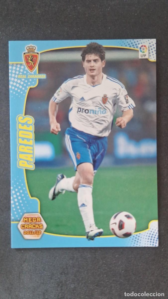 Cromos de f&uacute;tbol: L2 PAREDES REAL ZARAGOZA 350 PANINI MEGACRACKS 2011 2012 11 12
