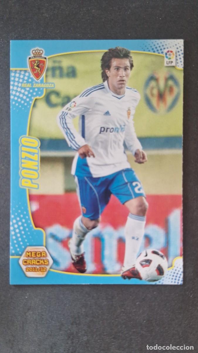 Cromos de f&uacute;tbol: L2 PONZIO REAL ZARAGOZA 352 PANINI MEGACRACKS 2011 2012 11 12