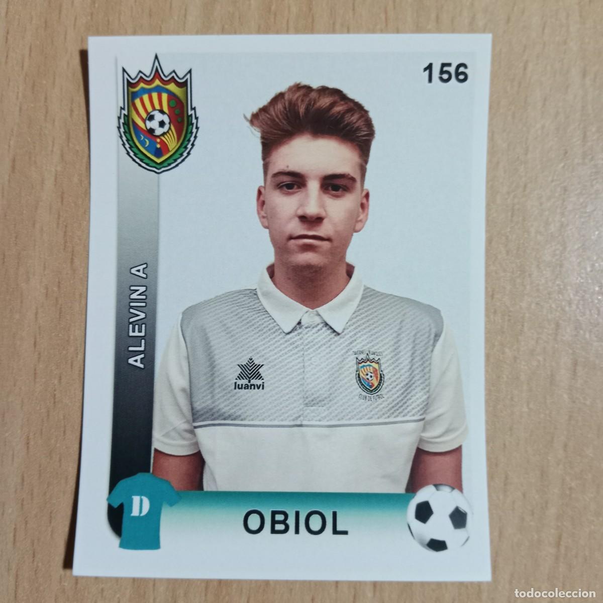 Cromos de f&uacute;tbol: OBIOL - 2&ordm; ENTRENADOR - ALEV&Iacute;N A - TAVERNES BLANQUES CLUB F&Uacute;TBOL -STICKER CROMO N&ordm; 156 - A&Ntilde;O 2018.