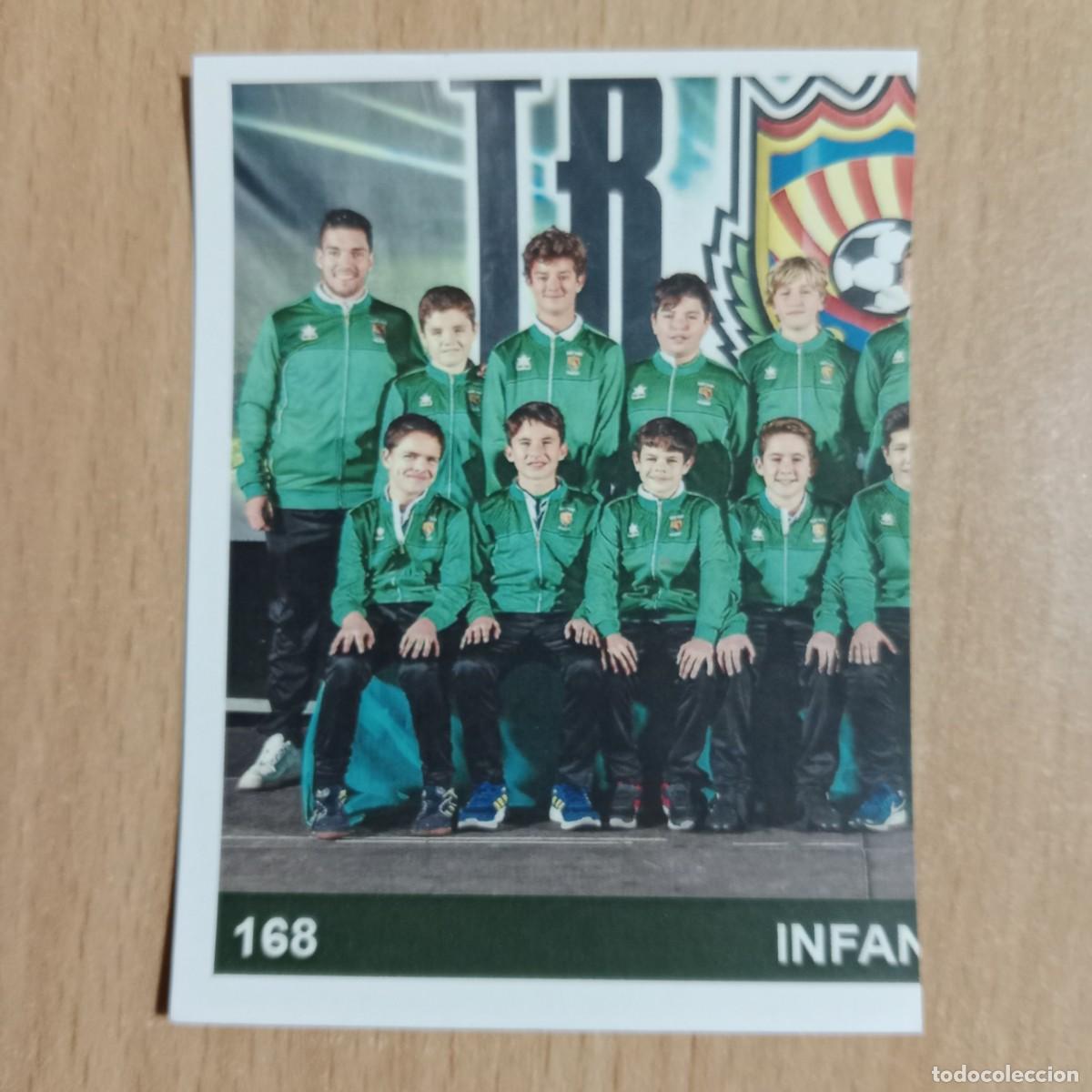 Cromos de f&uacute;tbol: MITAD PLANTILLA - INFANTIL D - TAVERNES BLANQUES CLUB F&Uacute;TBOL -STICKER CROMO N&ordm; 168 - A&Ntilde;O 2018.
