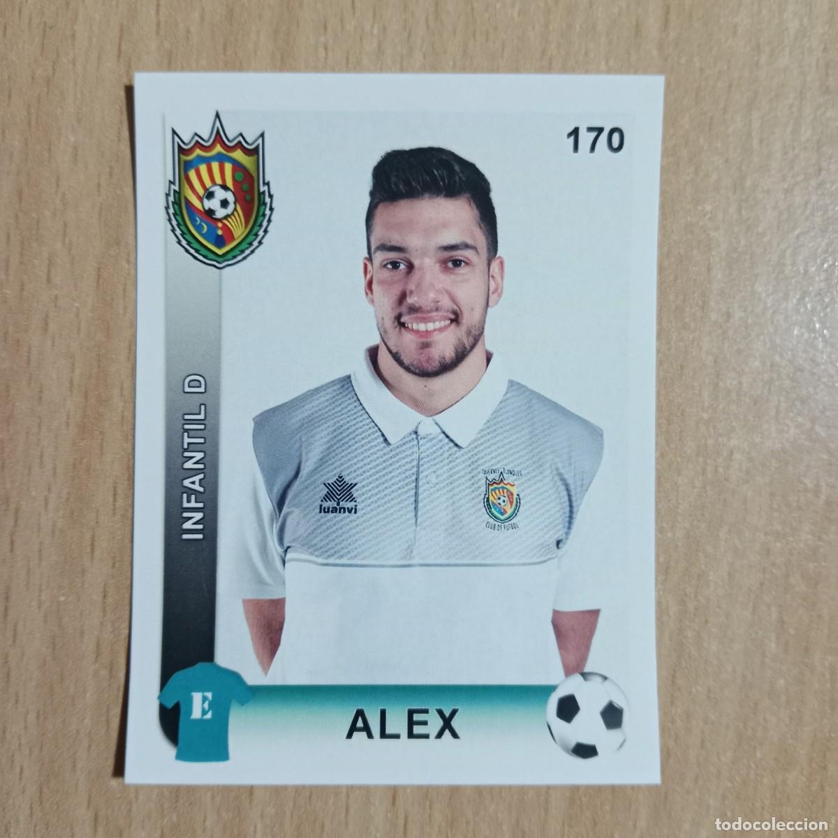 Cromos de f&uacute;tbol: &Aacute;LEX - 1&ordm; ENTRENADOR - INFANTIL D - TAVERNES BLANQUES CLUB F&Uacute;TBOL -STICKER CROMO N&ordm; 170 - A&Ntilde;O 2018.