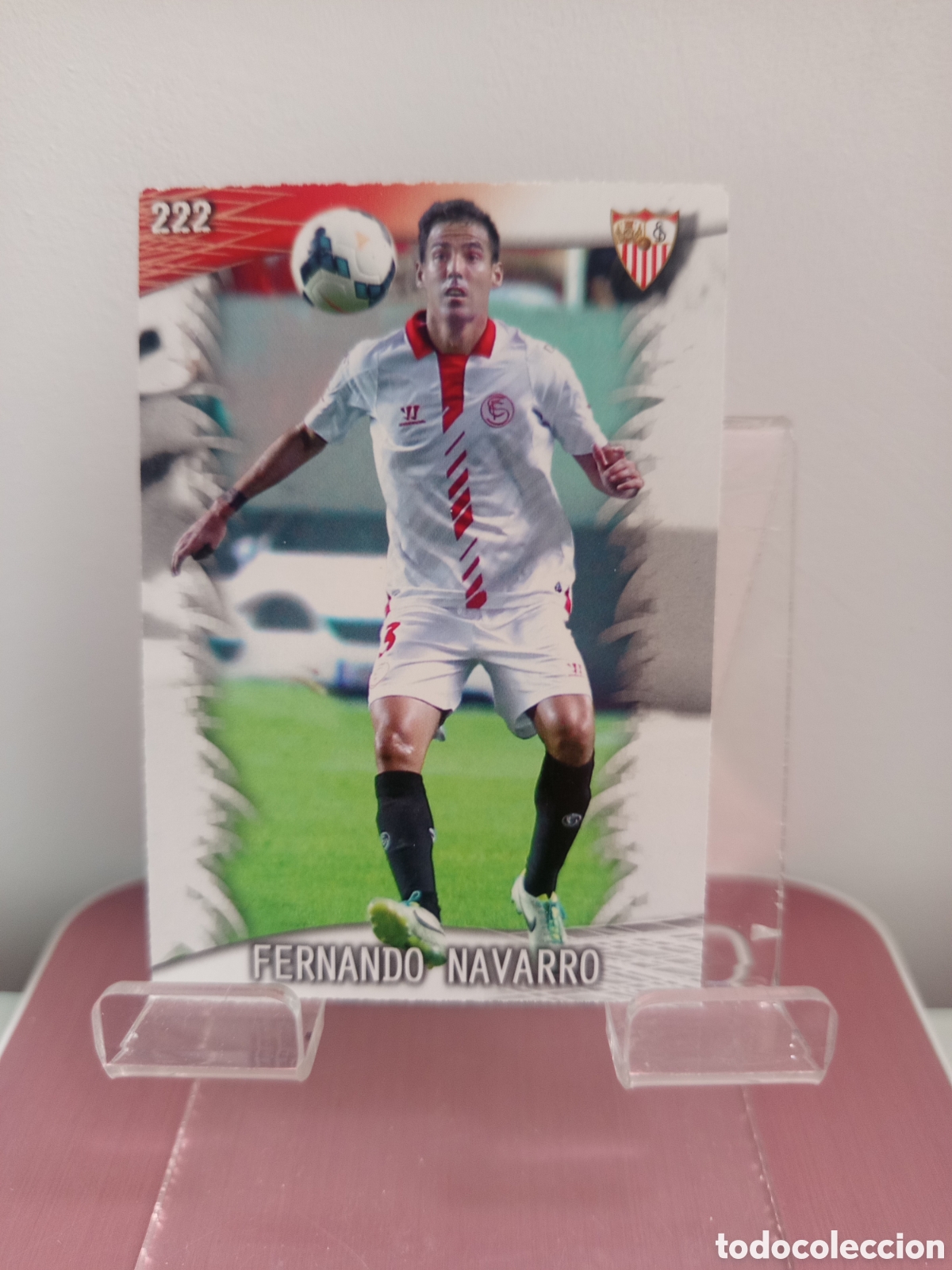 Cromos de f&uacute;tbol: ❇️ CROMO ⚽ FERNANDO NAVARRO SEVILLA 222 FICHAS LIGA QUIZ GAME 2014 13 14 2013 2014 MUNDICROMO ❇️