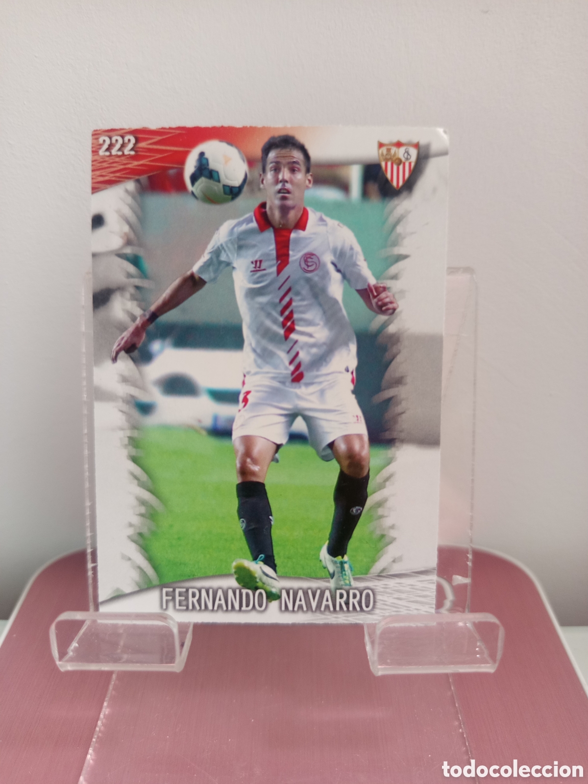 Cromos de f&uacute;tbol: ❇️ CROMO ⚽ FERNANDO NAVARRO SEVILLA 222 FICHAS LIGA QUIZ GAME 2014 13 14 2013 2014 MUNDICROMO ❇️