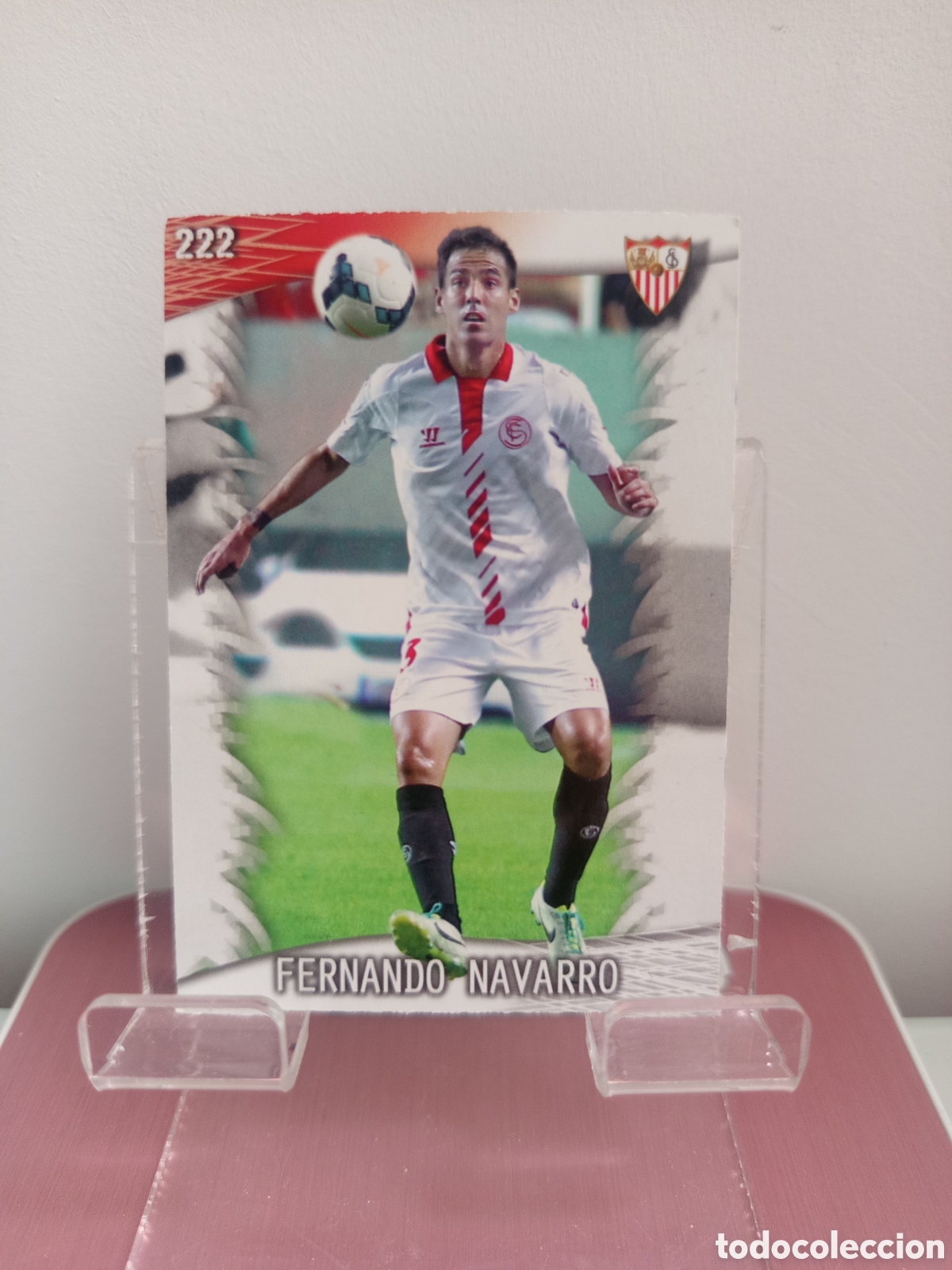 Football Stickers: ❇️ CROMO ⚽ FERNANDO NAVARRO SEVILLA 222 FICHAS LIGA QUIZ GAME 2014 13 14 2013 2014 MUNDICROMO ❇️