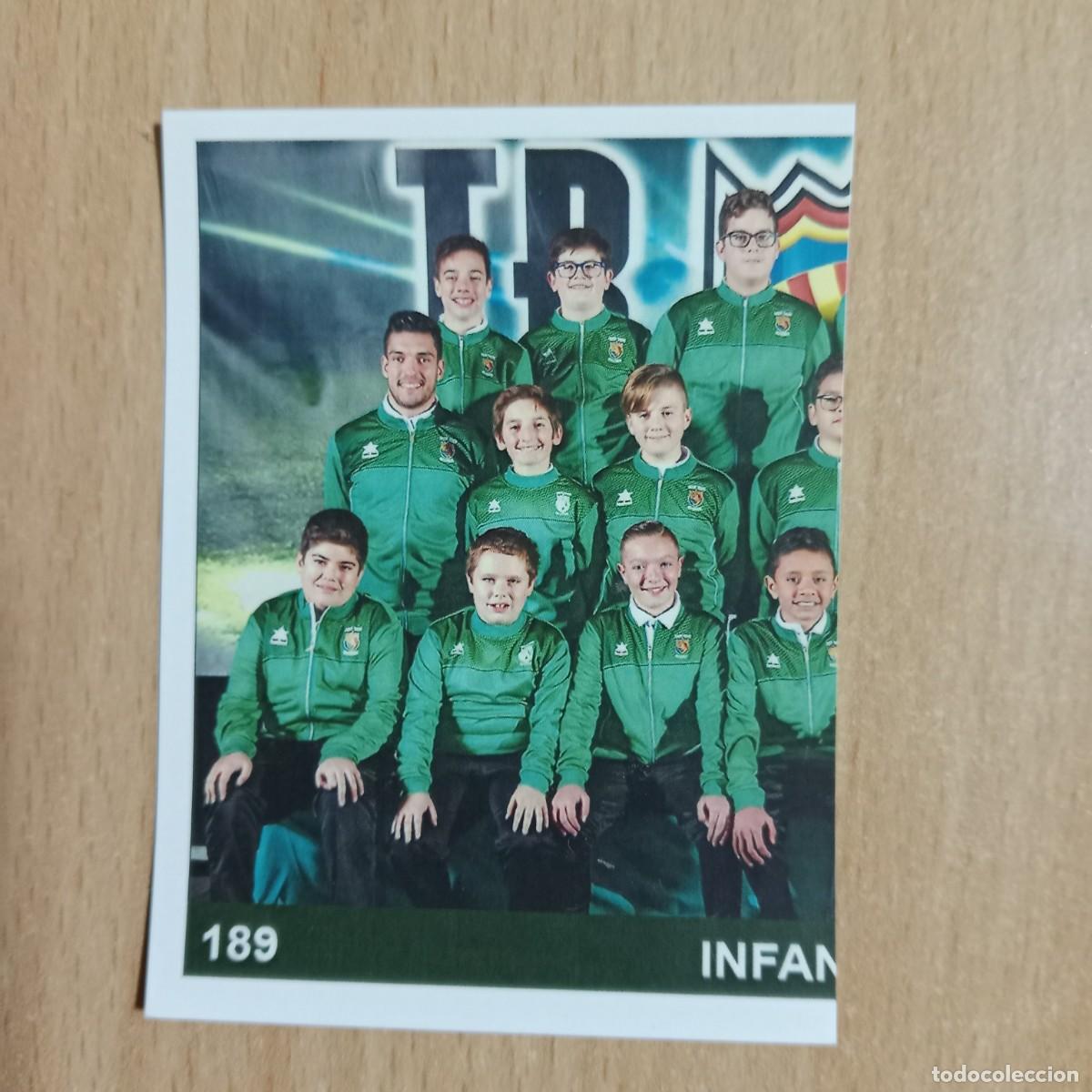 Cromos de f&uacute;tbol: MITAD PLANTILLA - INFANTIL C - TAVERNES BLANQUES CLUB F&Uacute;TBOL - STICKER CROMO N&ordm; 189 - A&Ntilde;O 2018.