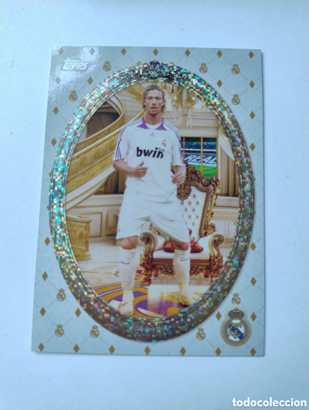 Football Stickers: 45 - Guti - Real Madrid - Topps Team Set 2025 - 2026 Paralela