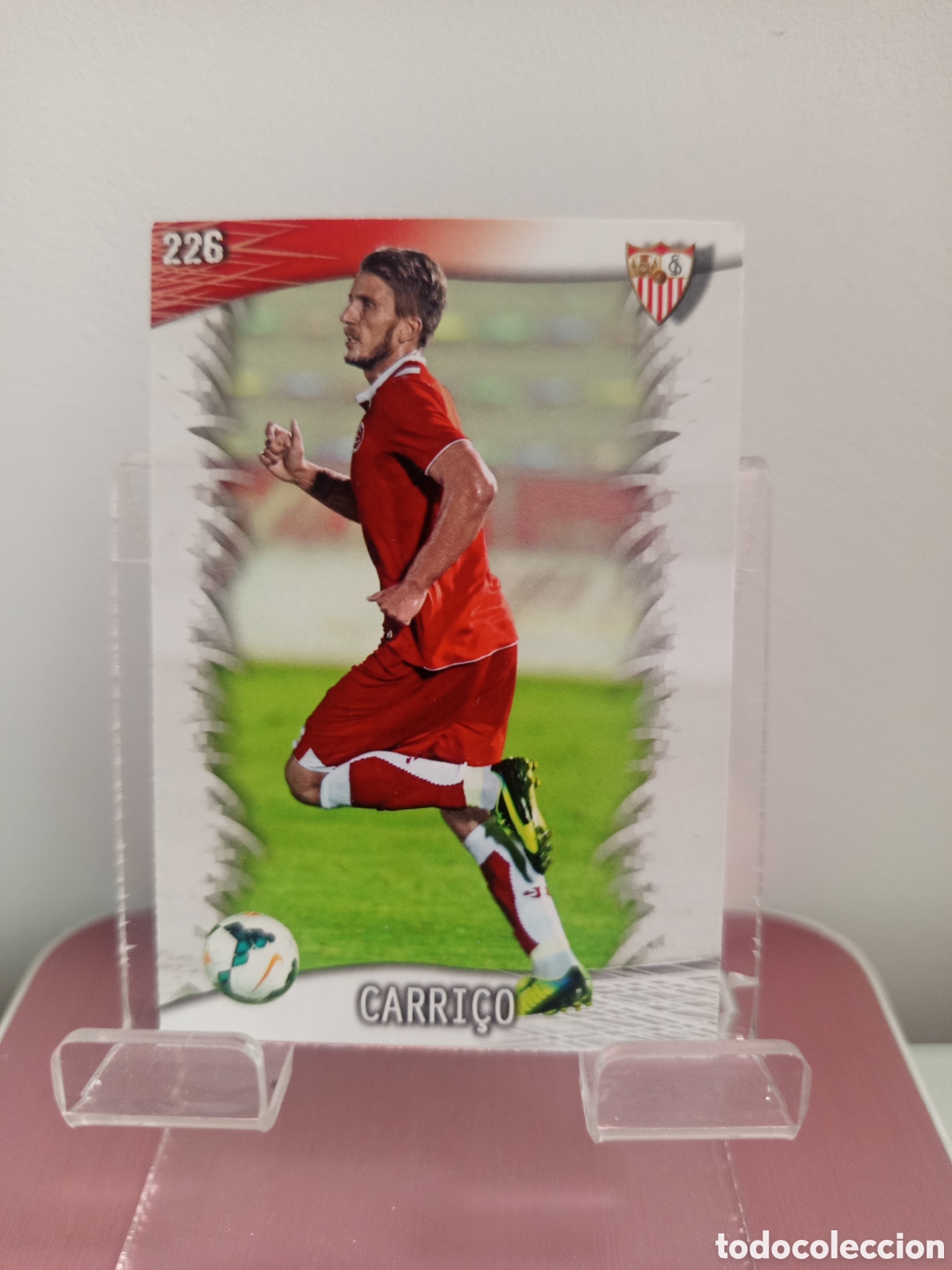 Fu&szlig;ball-Sticker: ❇️ CROMO CARD ⚽ CARRI&Ccedil;O SEVILLA 226 FICHAS LIGA QUIZ GAME 2014 13 14 2013 2014 MUNDICROMO ❇️