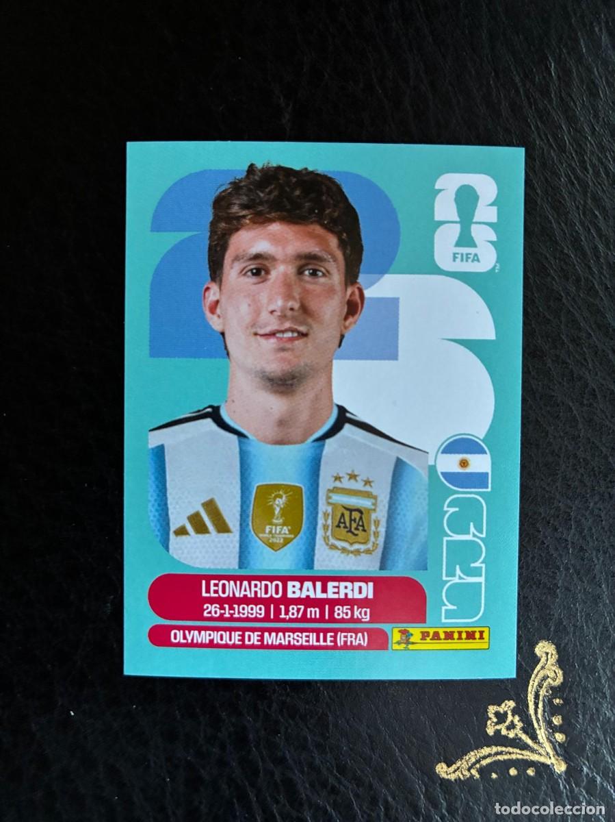 Cromos de f&uacute;tbol: ARG 7 LEONARDO BALERDI ARG7 ARGENTINA FIFA WORLD CUP MUNDIAL 2026 26 PANINI
