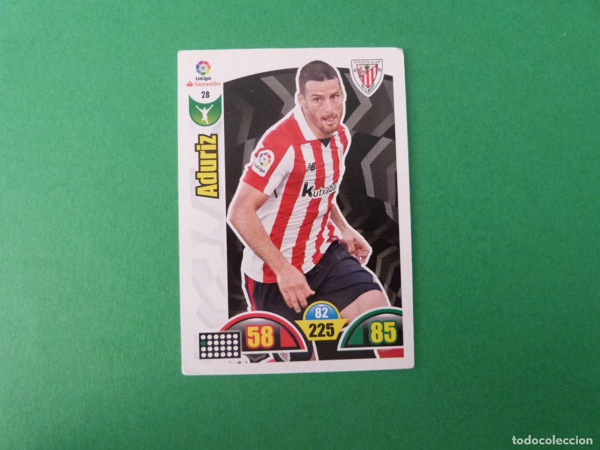 Cromos de f&uacute;tbol: TRADING CARD FUTBOL ADURIZ ATH. BILBAO N&ordm; 28 LIGA ADRENALYN XL 2017-2018/17-18 PANINI