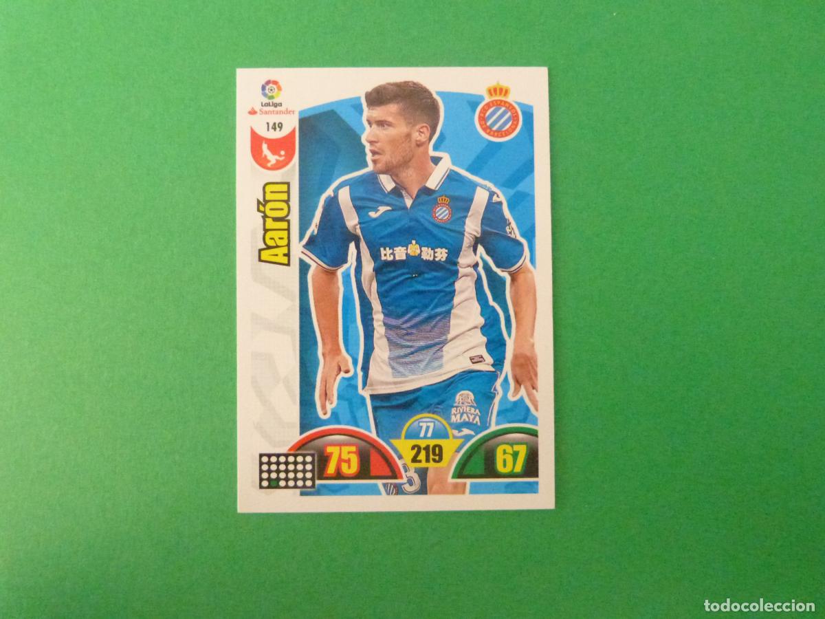 Cromos de f&uacute;tbol: TRADING CARD FUTBOL AARON R.C.D. ESPA&Ntilde;OL-ESPANYOL N&ordm; 149 LIGA ADRENALYN XL 2017-2018/17-18 PANINI