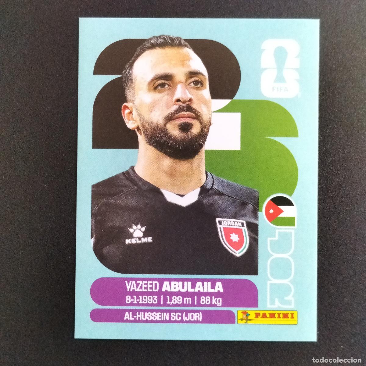 Cromos de f&uacute;tbol: JOR 2 YAZEED ABULAILA JORDANIA CROMOS STICKER MUNDIAL 26 2026 FIFA WORLD CUP PANINI