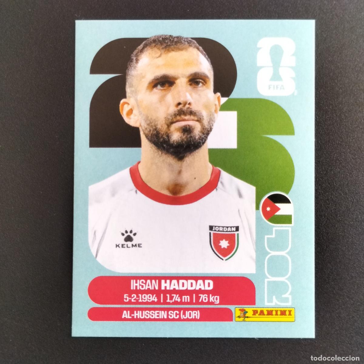 Cromos de f&uacute;tbol: JOR 3 IHSAN HADDAD JORDANIA CROMOS STICKER MUNDIAL 26 2026 FIFA WORLD CUP PANINI