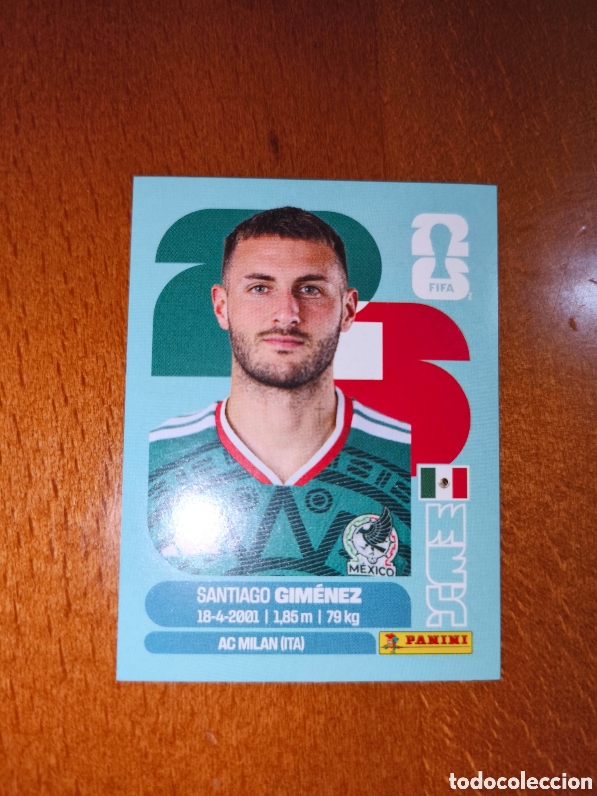 Cromos de f&uacute;tbol: MEX16 Santiago Gim&eacute;nez MEX 16 Fifa World Cup 2026 M&eacute;xico