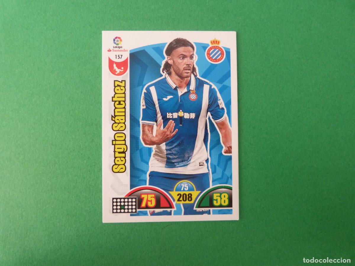 Cromos de f&uacute;tbol: TRADING CARD FUTBOL SERGIO SANCHEZ RCD ESPA&Ntilde;OL-ESPANYOL 157 LIGA ADRENALYN XL 2017-2018/17-18 PANINI