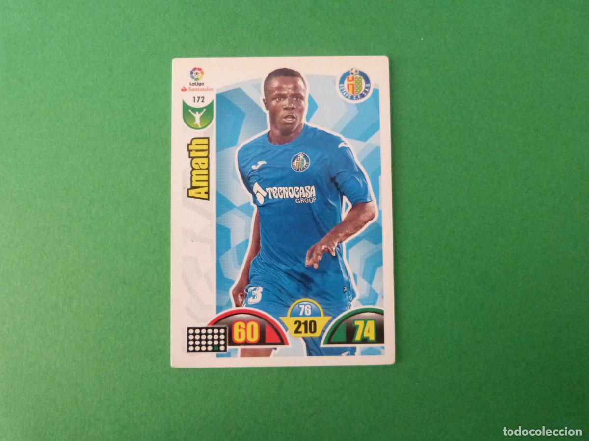 Cromos de f&uacute;tbol: TRADING CARD FUTBOL AMATH GETAFE C.F. N&ordm; 172 LIGA ADRENALYN XL 2017-2018/17-18 PANINI