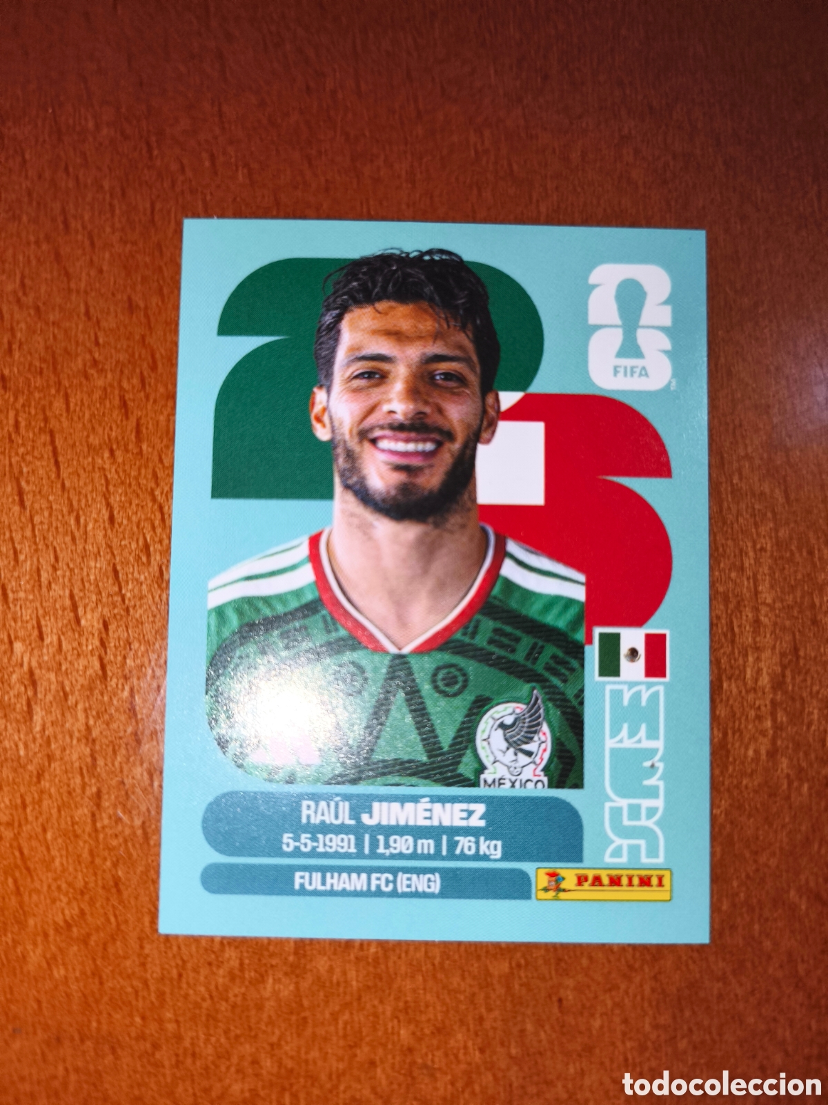 Cromos de f&uacute;tbol: MEX17 Ra&uacute;l Jim&eacute;nez MEX 17 Fifa World Cup 2026 M&eacute;xico