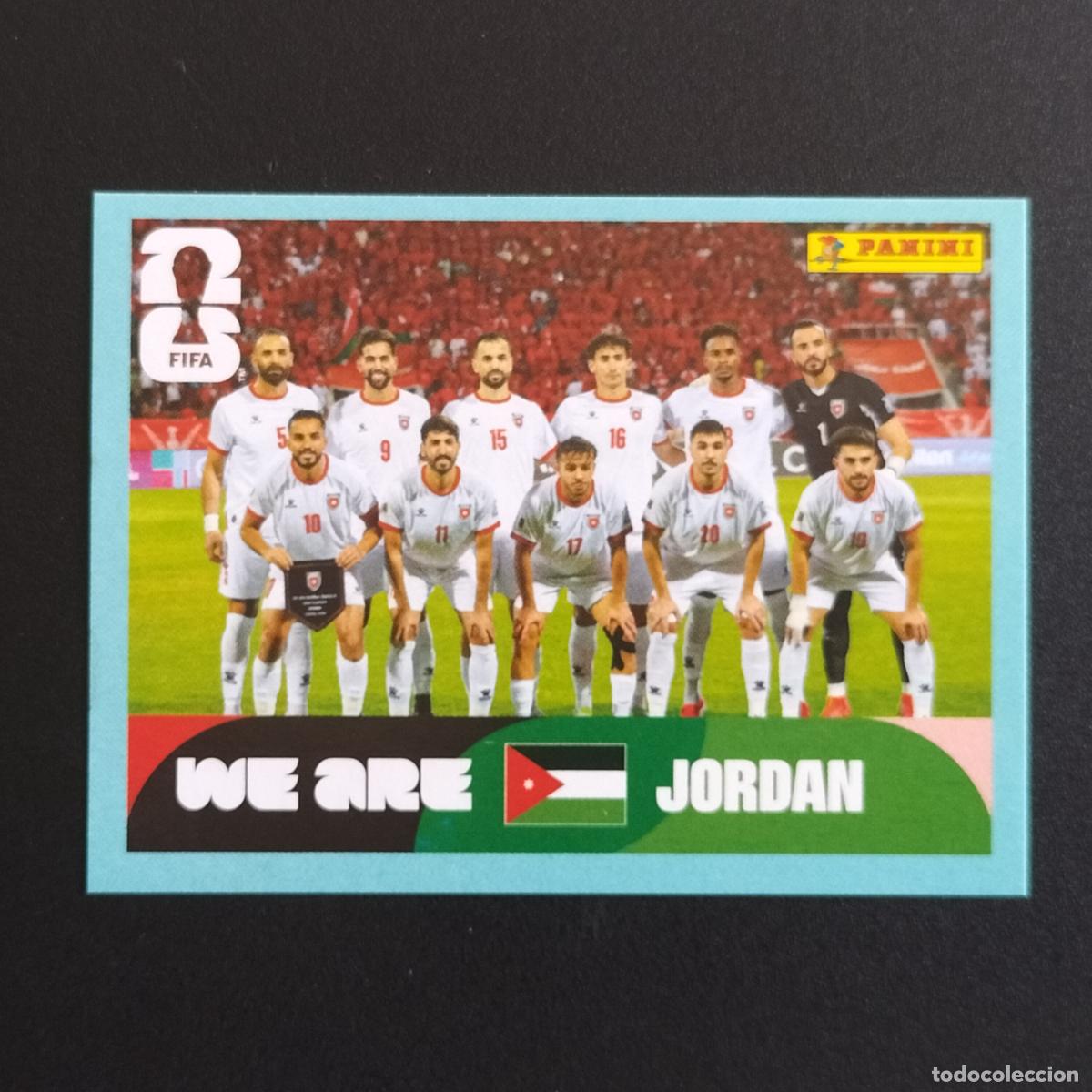 Cromos de f&uacute;tbol: JOR 13 SELECCION EQUIPO JORDANIA CROMOS STICKER MUNDIAL 26 2026 FIFA WORLD CUP PANINI
