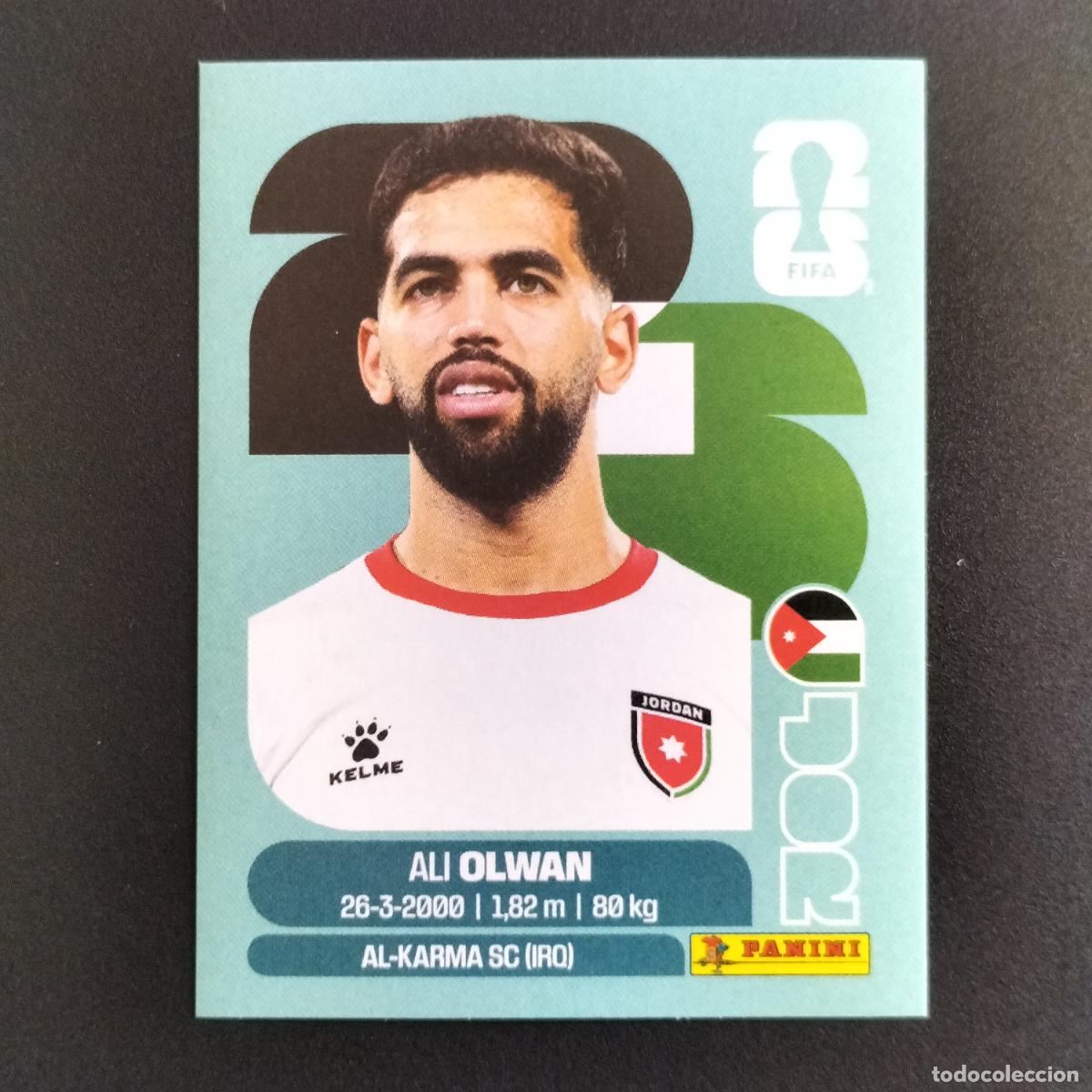 Cromos de f&uacute;tbol: JOR 18 ALI OLWAN JORDANIA CROMOS STICKER MUNDIAL 26 2026 FIFA WORLD CUP PANINI