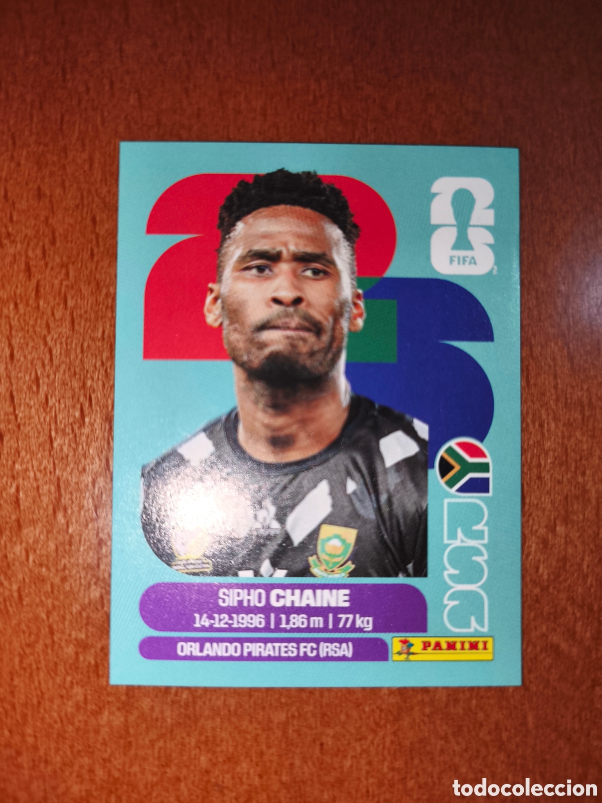 Cromos de f&uacute;tbol: RSA3 Sipho Chaine RSA 3 Fifa World Cup 2026 Sud&aacute;frica