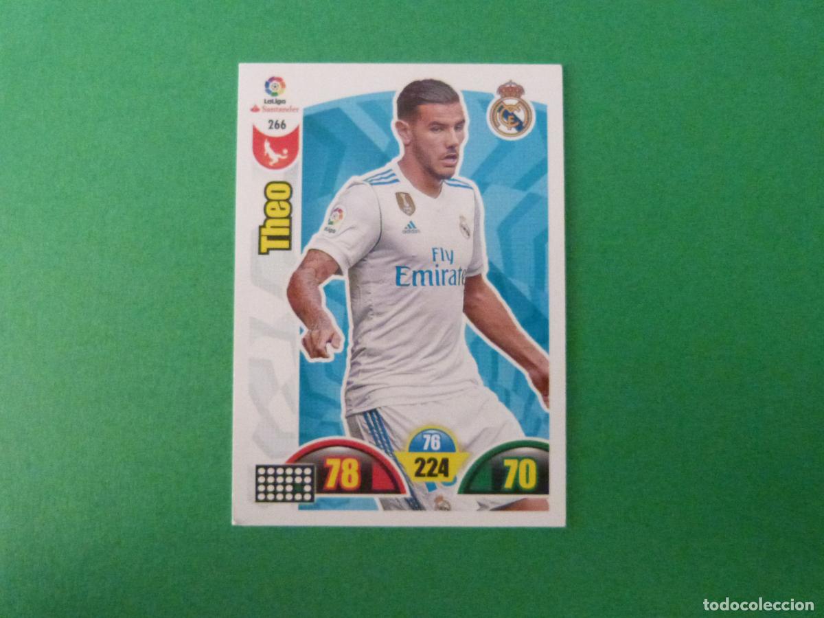 Cromos de f&uacute;tbol: TRADING CARD FUTBOL THEO REAL MADRID C.F. N&ordm; 266 LIGA ADRENALYN XL 2017-2018/17-18 PANINI