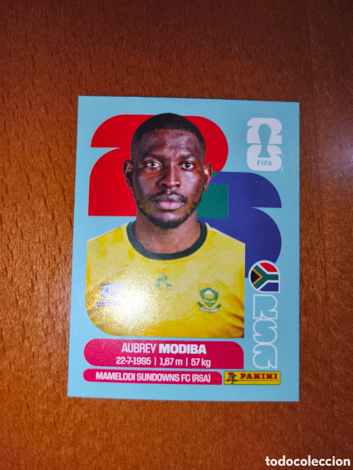 Cromos de f&uacute;tbol: RSA4 Aubrey Modiba RSA 4 Fifa World Cup 2026 Sud&aacute;frica