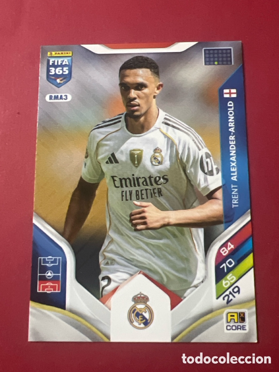 Cromos de f&uacute;tbol: C8565. RMA3 TRENT ALEXANDER ARNOLD (REAL MADRID) PANINI ADRENALYN XL FIFA 365 2026 26