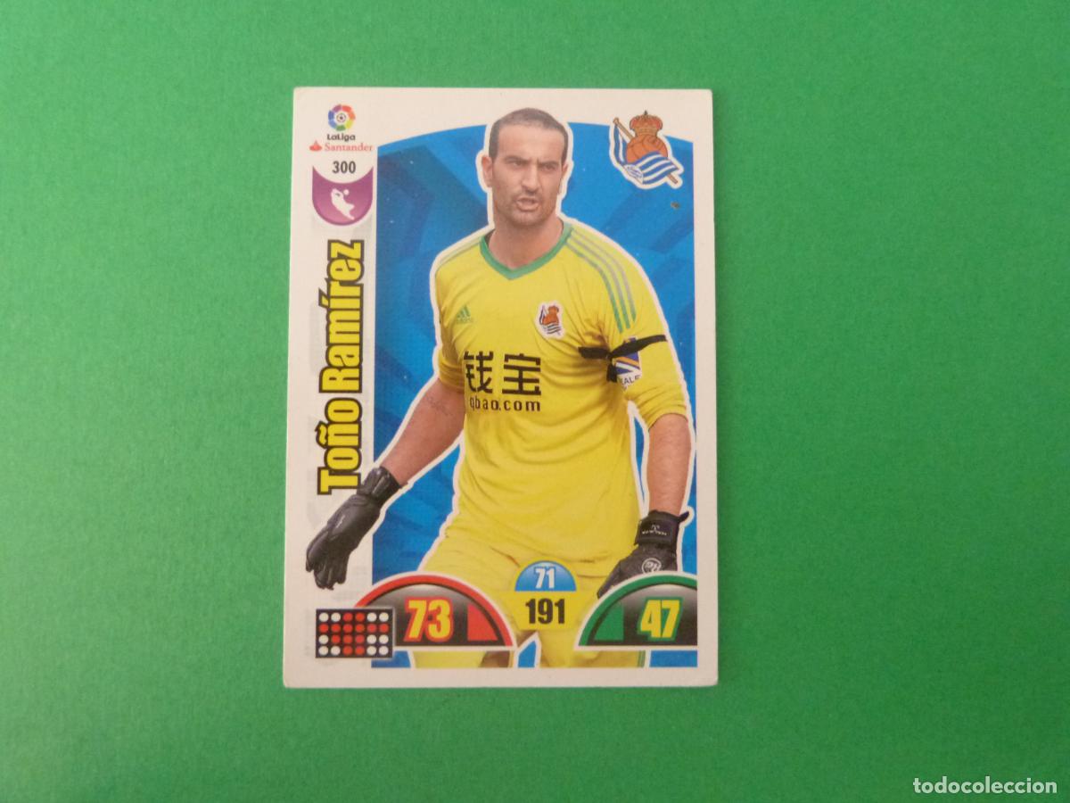 Cromos de f&uacute;tbol: TRADING CARD FUTBOL TO&Ntilde;O RAMIREZ REAL SOCIEDAD N&ordm; 300 LIGA ADRENALYN XL 2017-2018/17-18 PANINI