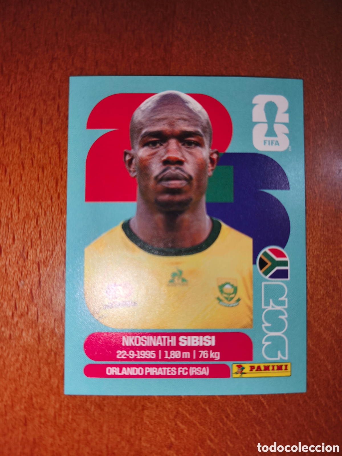 Cromos de f&uacute;tbol: RSA10 Nkosinathi Sibisi RSA 10 Fifa World Cup 2026 Sud&aacute;frica