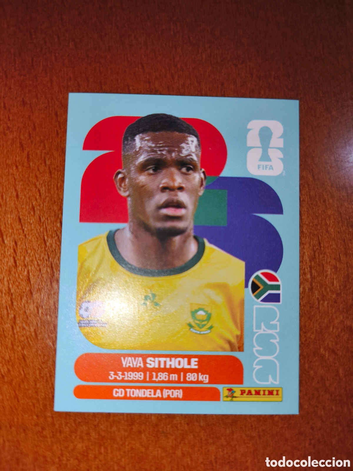 Cromos de f&uacute;tbol: RSA15 Yaya Sithole RSA 15 Fifa World Cup 2026 Sud&aacute;frica