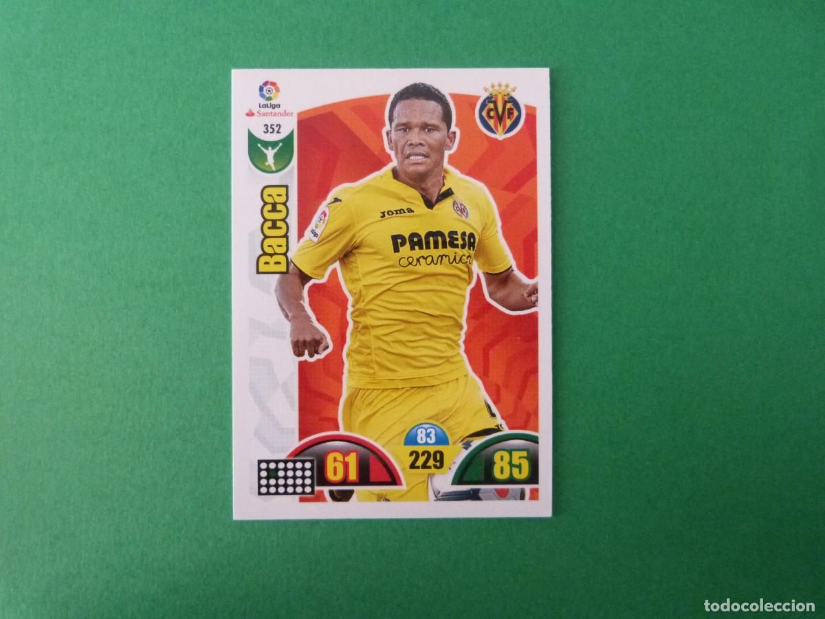 Cromos de f&uacute;tbol: TRADING CARD FUTBOL BACCA VILLARREAL C.F. N&ordm; 352 LIGA ADRENALYN XL 2017-2018/17-18 PANINI