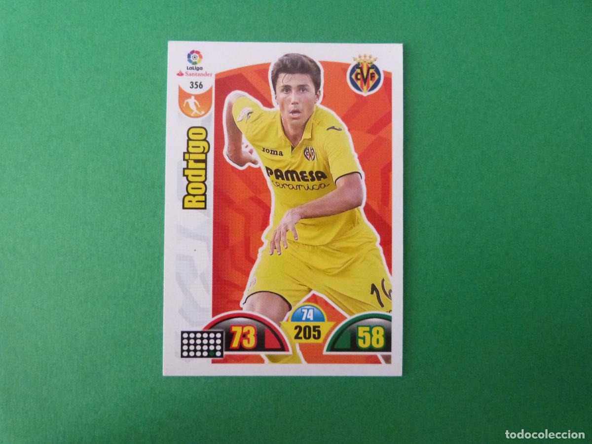 Cromos de f&uacute;tbol: TRADING CARD FUTBOL RODRIGO VILLARREAL C.F. N&ordm; 356 LIGA ADRENALYN XL 2017-2018/17-18 PANINI