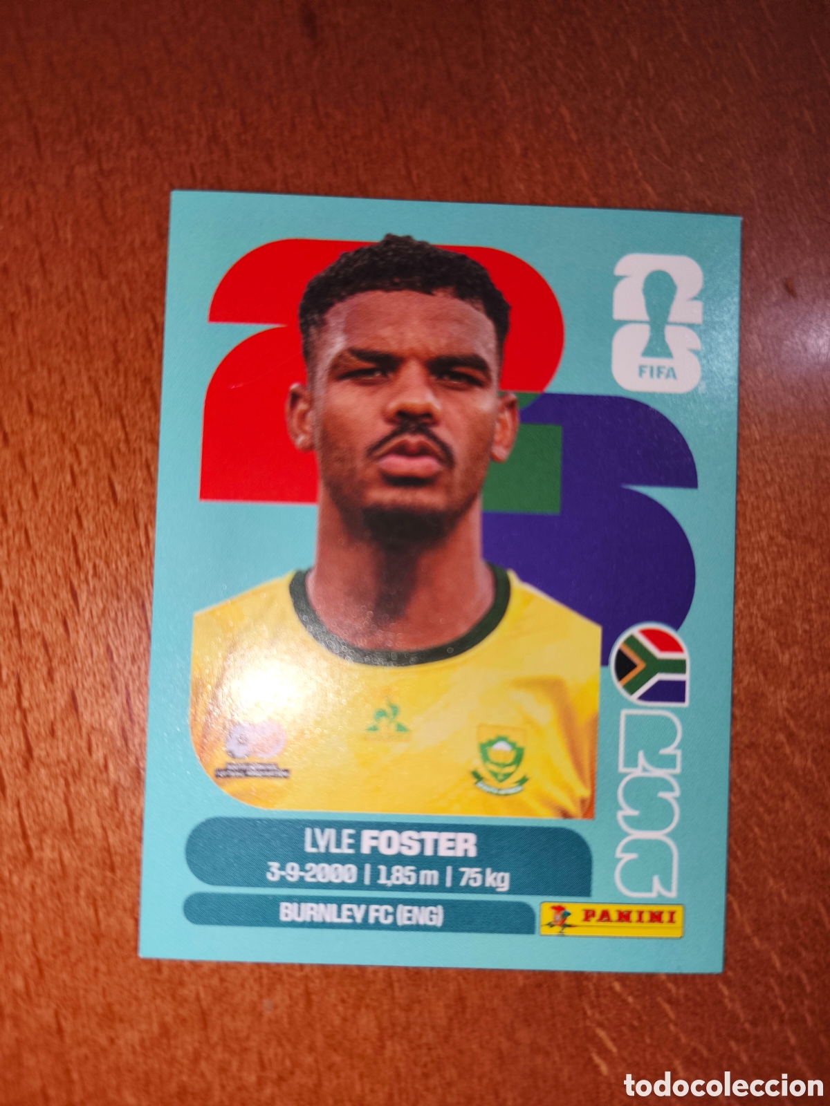 Cromos de f&uacute;tbol: RSA17 Lyle Foster RSA 17 Fifa World Cup 2026 Sud&aacute;frica