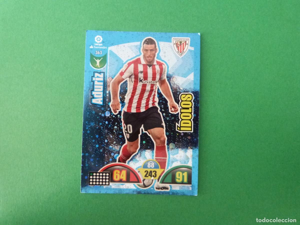 Cromos de f&uacute;tbol: TRADING CARD FUTBOL ADURIZ ATH. BILBAO N&ordm; 363 LIGA ADRENALYN XL 2017-2018/17-18 PANINI