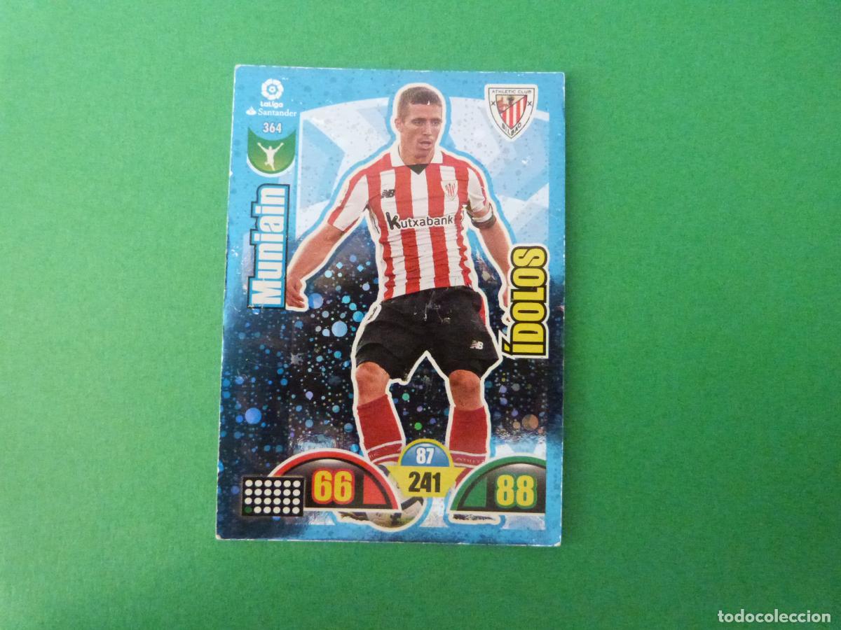 Football Stickers: TRADING CARD FUTBOL MUNIAIN ATH. BILBAO N&ordm; 364 LIGA ADRENALYN XL 2017-2018/17-18 PANINI