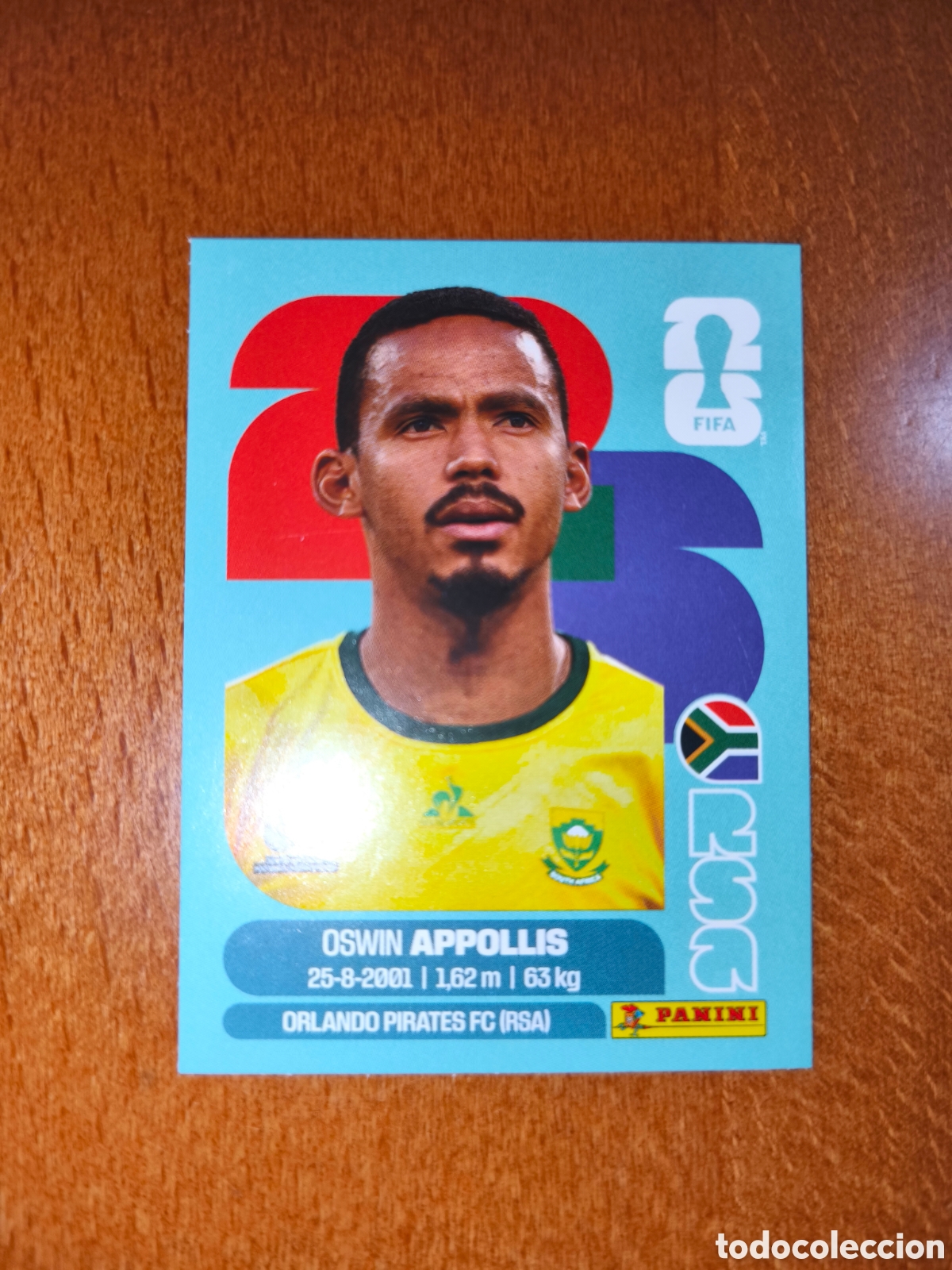 Cromos de f&uacute;tbol: RSA20 Oswin Appollis RSA 20 Fifa World Cup 2026 Sud&aacute;frica