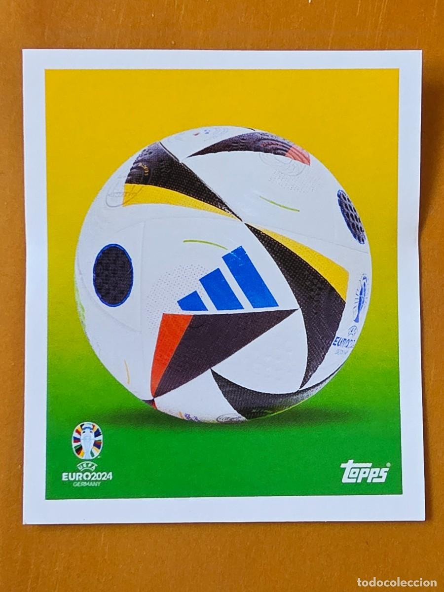 Cromos de f&uacute;tbol: UEFA 2 Bal&oacute;n oficial, Topps UEFA Euro 2024, Eurocopa Germany 24