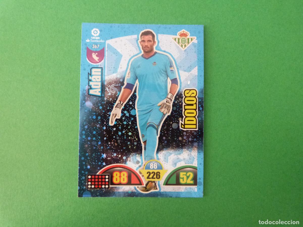 Cromos de f&uacute;tbol: TRADING CARD FUTBOL ADAN REAL BETIS BALOMPIE N&ordm; 367 LIGA ADRENALYN XL 2017-2018/17-18 PANINI