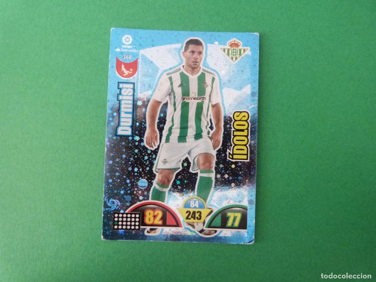 Cromos de f&uacute;tbol: TRADING CARD FUTBOL DURMISI REAL BETIS BALOMPIE N&ordm; 368 LIGA ADRENALYN XL 2017-2018/17-18 PANINI