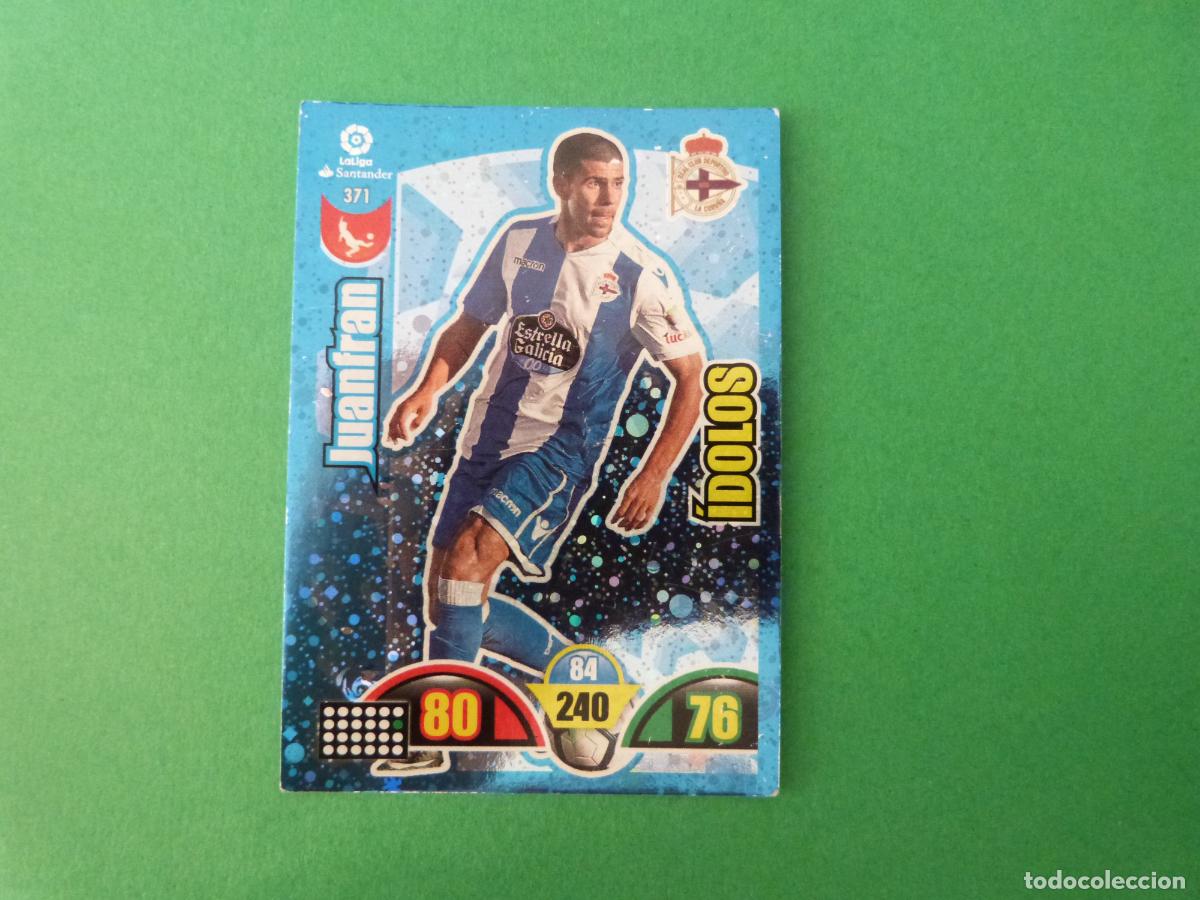 Cromos de f&uacute;tbol: TRADING CARD FUTBOL JUANFRAN DEPORTIVO LA CORU&Ntilde;A N&ordm; 371 LIGA ADRENALYN XL 2017-2018/17-18 PANINI