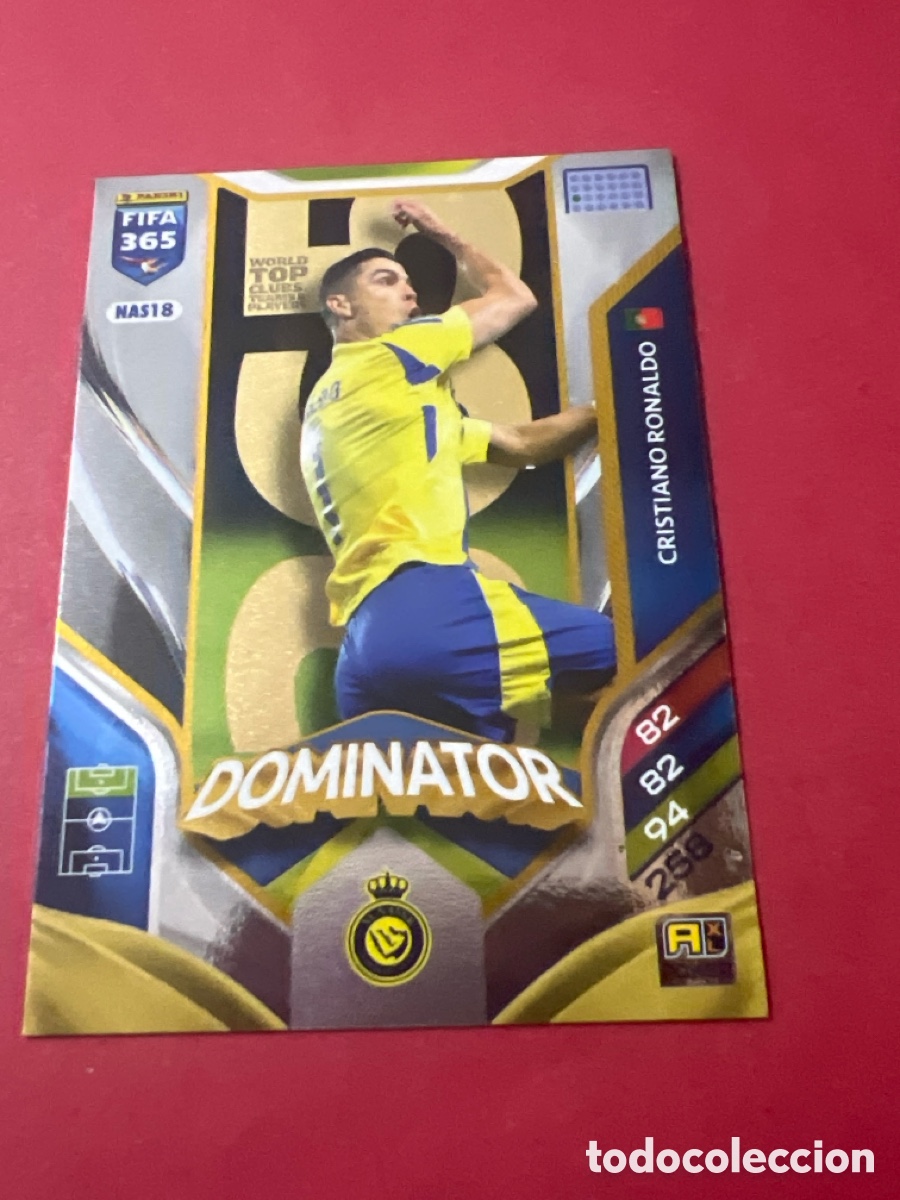 Cromos de f&uacute;tbol: NAS18 dominator RONALDO AL NASSR REAL MADRID JUVENTUS ADRENALYN FIFA 365 2025 2026 25 26 CARDS