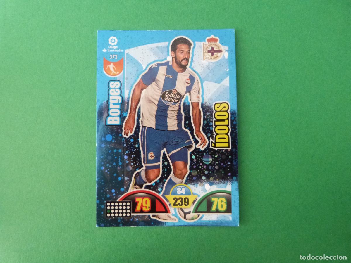 Cromos de f&uacute;tbol: TRADING CARD FUTBOL BORGES DEPORTIVO LA CORU&Ntilde;A N&ordm; 372 LIGA ADRENALYN XL 2017-2018/17-18 PANINI