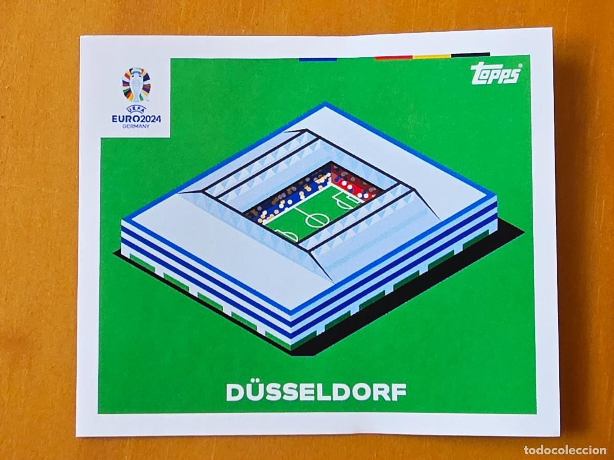 Cromos de f&uacute;tbol: EURO 4 Estadio D&uuml;sseldorf, Topps UEFA Euro 2024, Eurocopa Germany 24