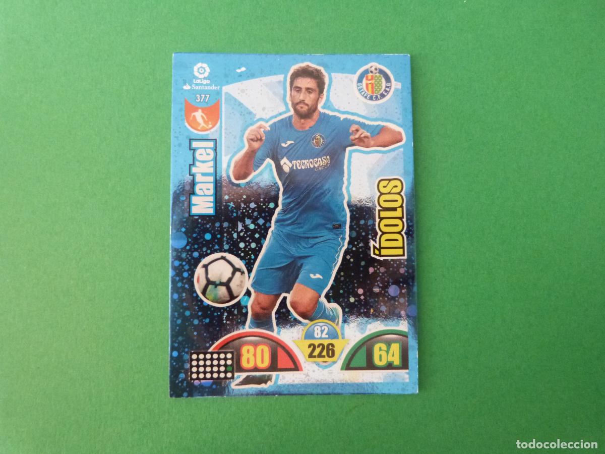 Cromos de f&uacute;tbol: TRADING CARD FUTBOL MARKEL GETAFE C.F. N&ordm; 377 LIGA ADRENALYN XL 2017-2018/17-18 PANINI