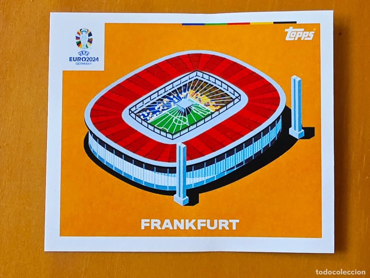Cromos de f&uacute;tbol: EURO 5 Estadio Frankfurt, Topps UEFA Euro 2024, Eurocopa Germany 24