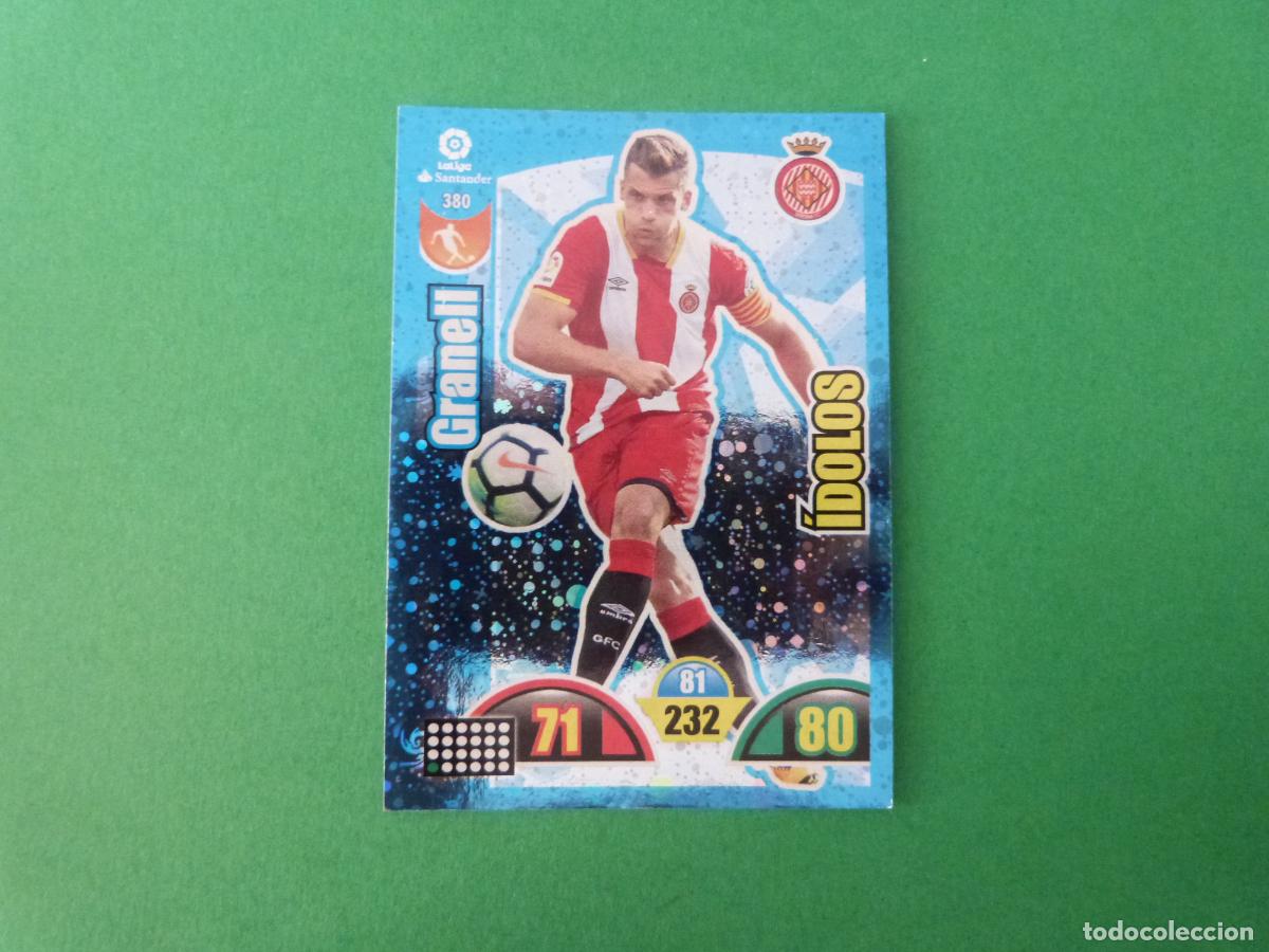 Cromos de f&uacute;tbol: TRADING CARD FUTBOL GRANELL GIRONA F.C. N&ordm; 380 LIGA ADRENALYN XL 2017-2018/17-18 PANINI