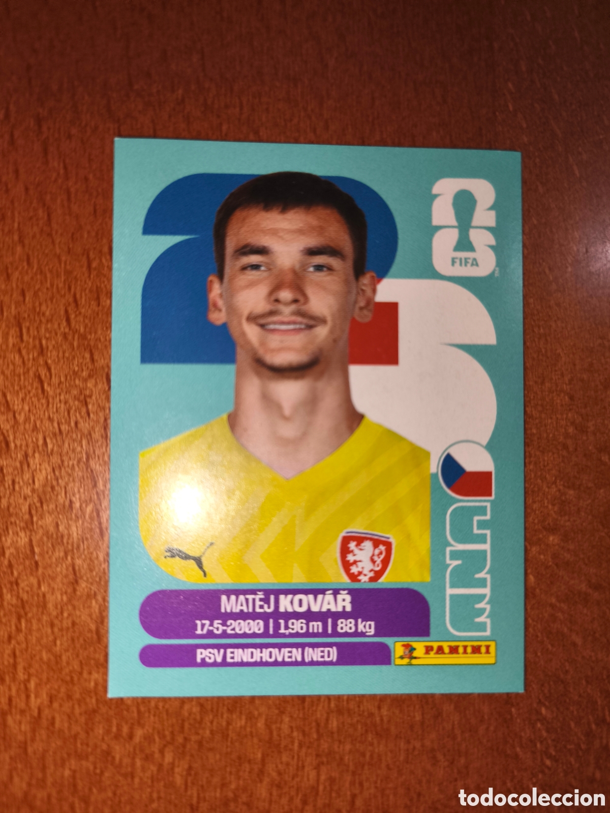 Football Stickers: CZE2 Matej Kovar CZE 2 Fifa World Cup 2026 Rep&uacute;blica Checa
