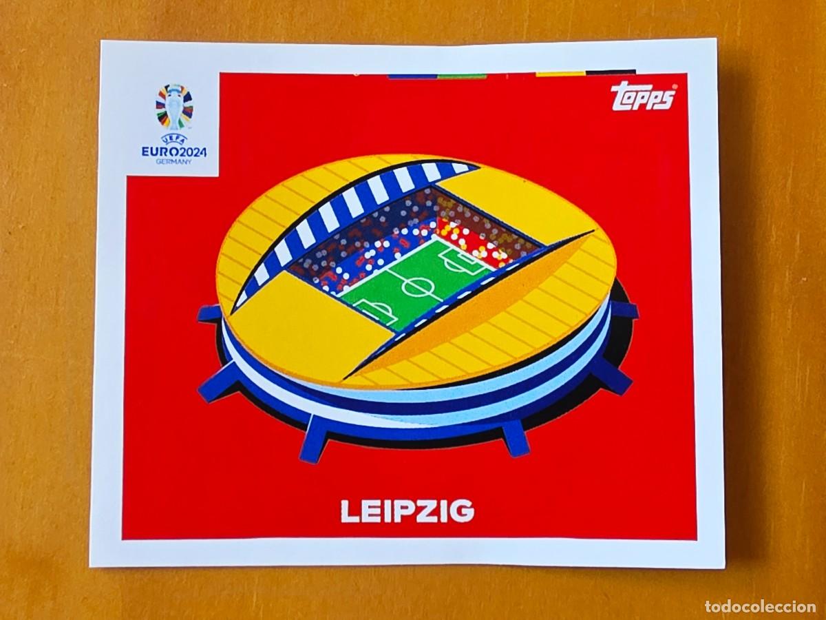 Football Stickers: EURO 8 Estadio Leipzig, Topps UEFA Euro 2024, Eurocopa Germany 24