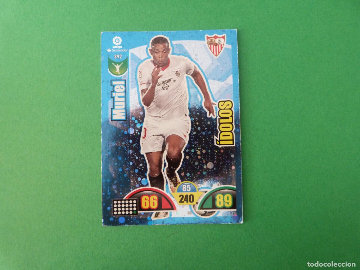 Fu&szlig;ball-Sticker: TRADING CARD FUTBOL MURIEL REAL SOCIEDAD N&ordm; 392 LIGA ADRENALYN XL 2017-2018/17-18 PANINI