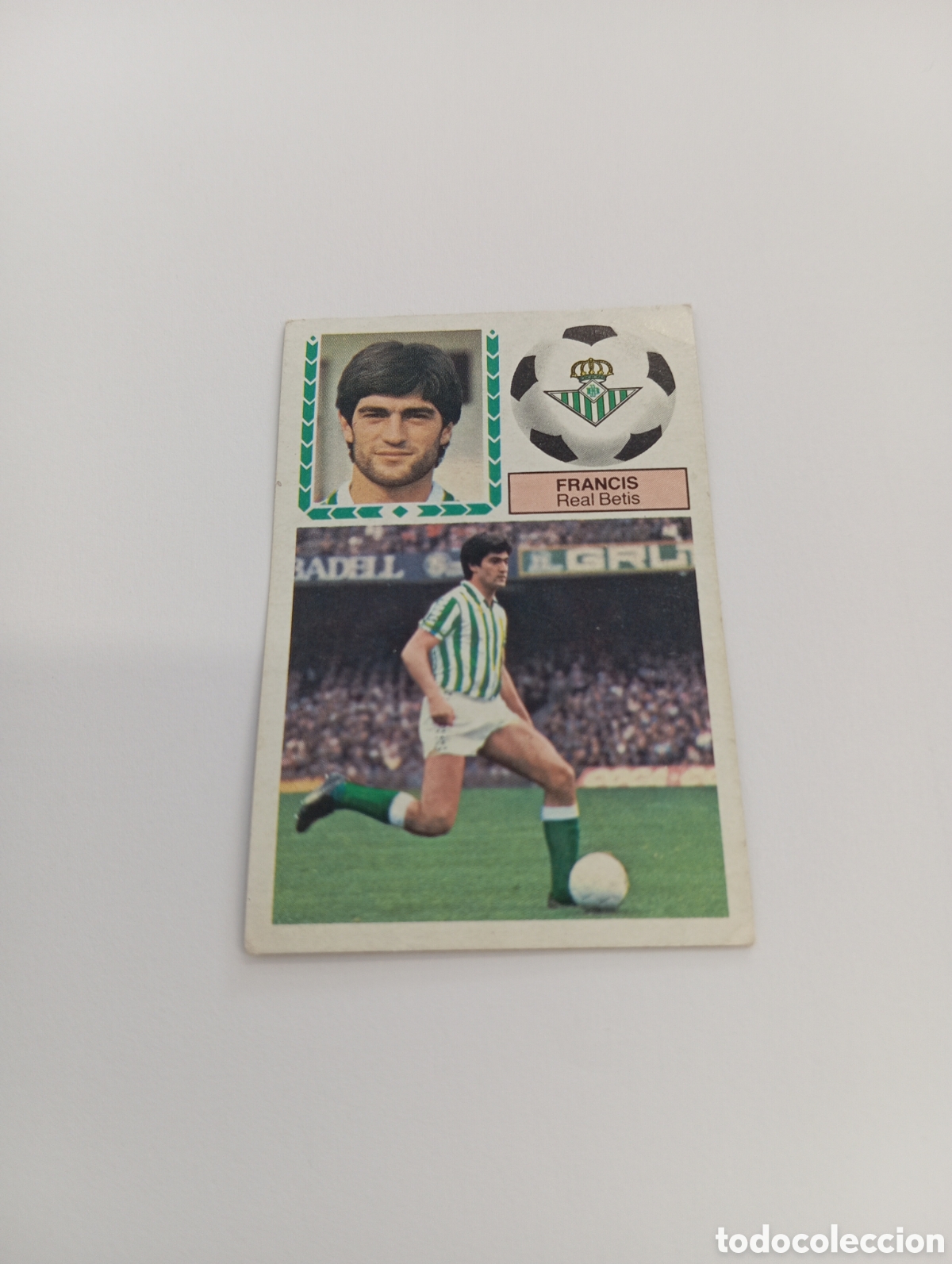 Fu&szlig;ball-Sticker: FRANCIS Betis Liga Este 1983 1984 Panini 83 84 NUEVO SIN PEGAR